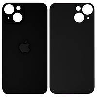 Задня панель корпусу для iPhone 14, чорна, Midnight, small hole