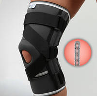 Бандаж на коліно з 4 ребрами та хрестоподібним ременем Orthopoint REF-107 фіксатор колінного суглоба Розмір