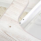 Дитячий дерев'яний стілець трансформер 2 в 1 для годування зі столиком Bambi Nature аляска Білий, фото 4