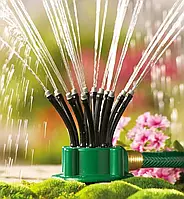 Спринклерний зрошувач 360 multifunctional Water Sprinklers розпилювач для газону, система поливу газону