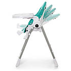 Дитячий стільчик для годування зі столиком та чохлом EL CAMINO PRIME ME 1038 Ocean Бірюзовий, фото 3