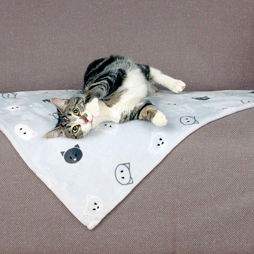 Коврик для кота 70*50см Trixie Mimi, серый с мордочками (ID#316550513 ...