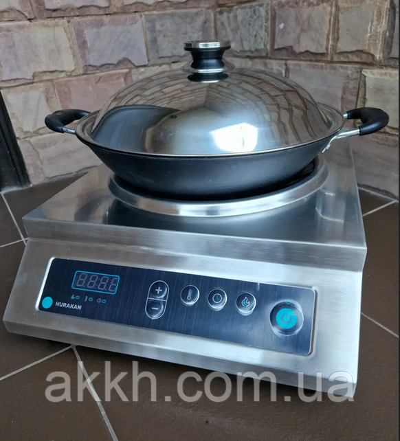 Плита индукц HKN-ICW35M WOK Hurakan 3500W - фото 3 - id-p726169519