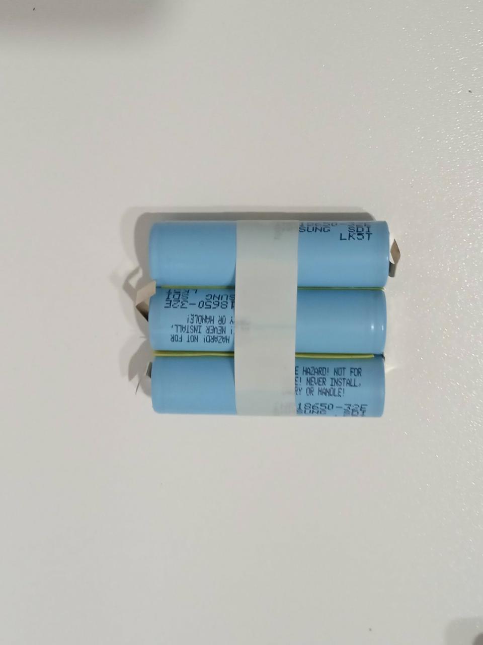 Li-ion Аккумулятор под пайку 18650 3S 1P 10.8 V - 12.6 V на основе ...