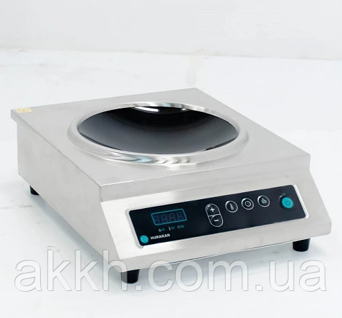 Плита индукц HKN-ICW35M WOK Hurakan 3500W - фото 9 - id-p726169519