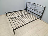Ліжко Каріса 160*200 металеве, фото 4
