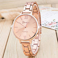 Женские часы браслет розовое золото высокое качество