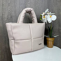 Женская дутая сумочка на плечо, качественная классическая мягкая сумка для девушек под Zara высокое качество