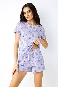 Жіноча бавовняна піжама з футболкою та шортами Lolita - Jasmine Lingerie 4602/43 XL