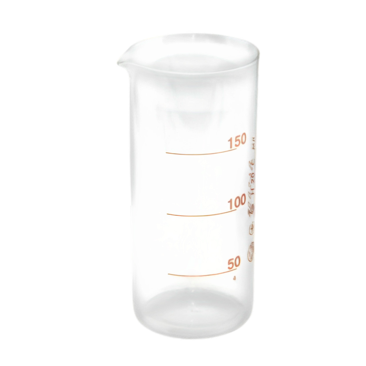Мензурка (мірна склянка) 150 мл (шкала 50 мл) скляний ГОСТ 1770-74