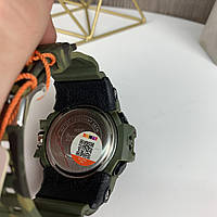 Спортивные мужские наручные часы SKMEI 1155, качественные армейские военные часы с секундомером подсветкой