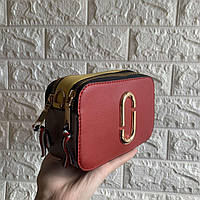 Модная женская сумочка клатч, маленькая сумка через плечо в стиле Marc Jacobs Красный высокое качество