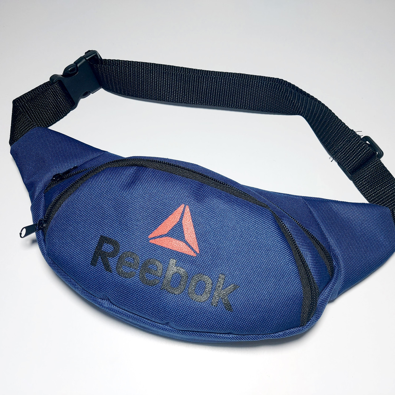 Поясна сумка бананка спортивна синя два кармвана, фото 1