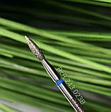 Фреза алмазна RcR полум'я 023 синя, фото 2