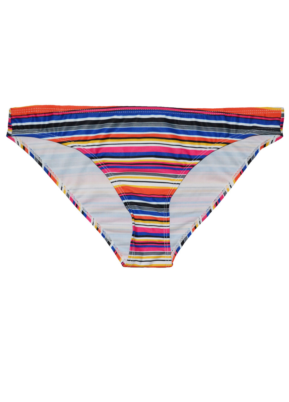 Жіночі купальні плавки смугасті М