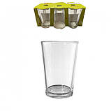 Скляна гладка склянка Helios Cone 200 мл (0200-PLN), фото 2