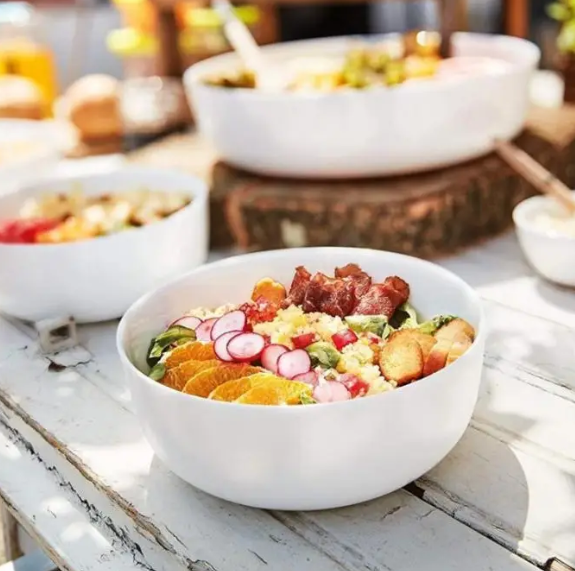 Глибокий білий салатник Luminarc Diwali 125 мм (P6033), фото 1