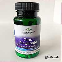 Swanson Zinc picolinate, 22 мг, 60 капсул