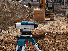Професійний оптичний нівелір Bosch Professional GOL 20 D в кейсі з штативом BT 160, лінійкою GR 500, діапазон 60 м, фото 5