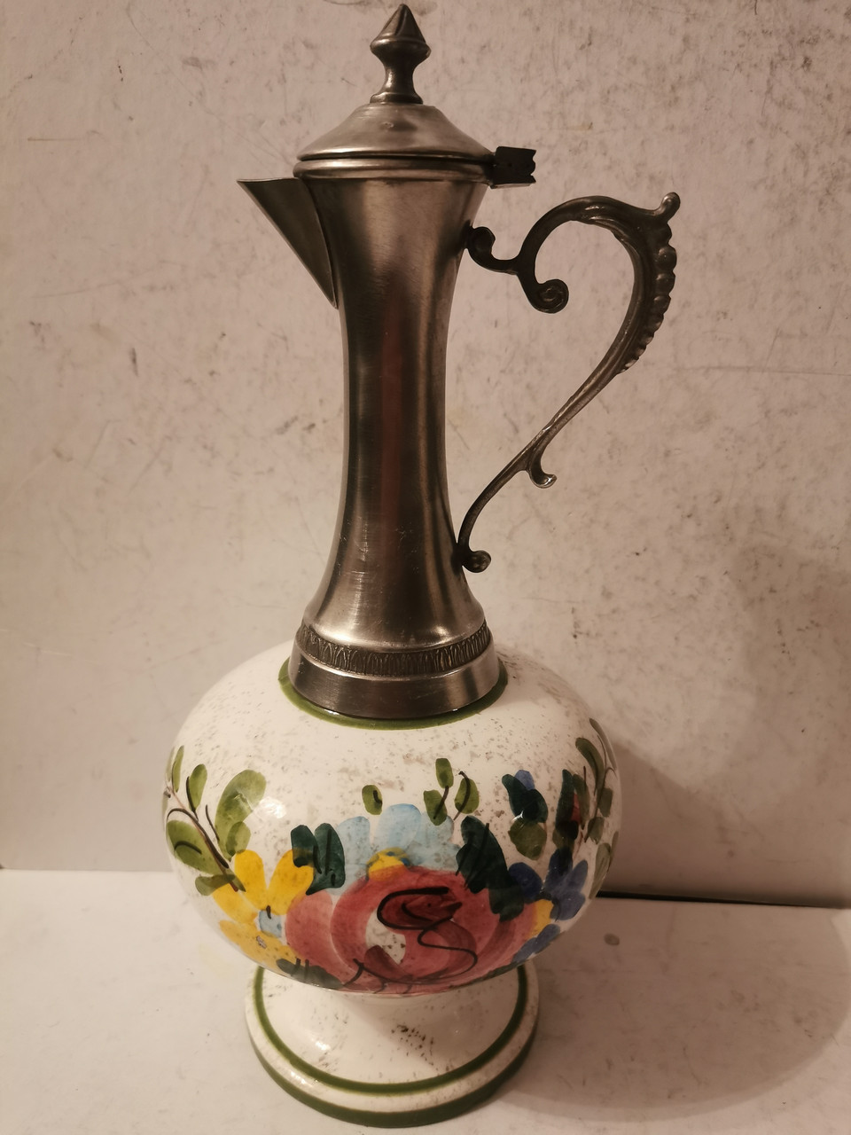 Керамічний глечик з оловом Німеччина, фото 1