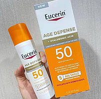 Сонцезахисний лосьйон антивіковий для обличчя, SPF 50, Eucerin, 75мл