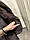 Жіноча стильна коротка шубка S розмір із натуральної нотки темно-коричневого кольору, на, фото 7