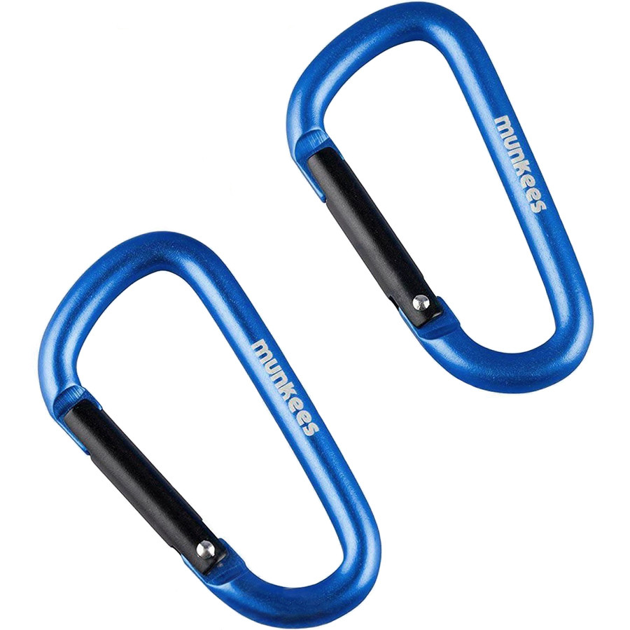 Munkees 3206 карабін D 6 mm x 60 mm (пара) black, фото 1