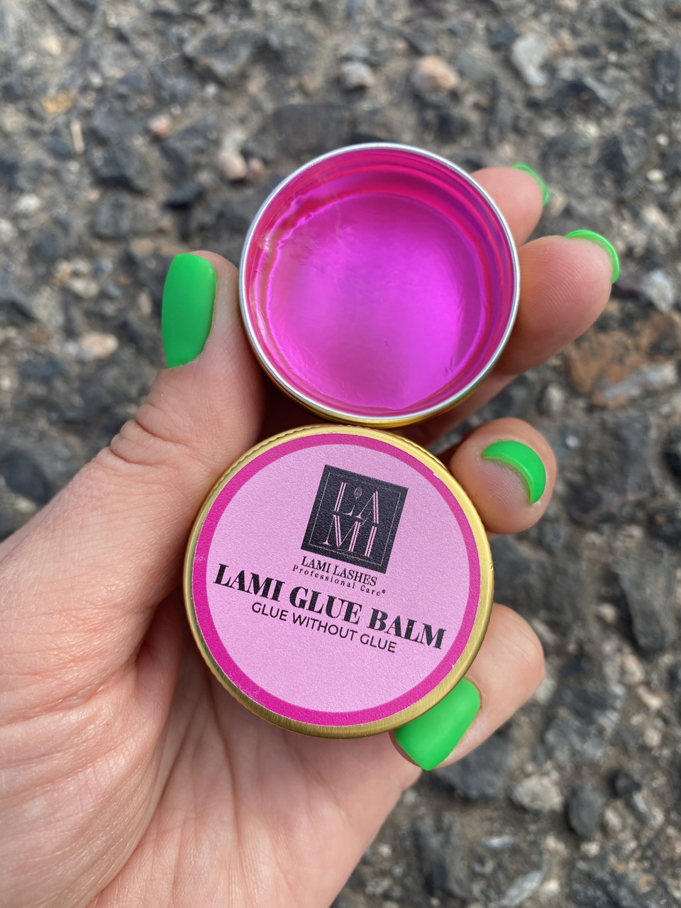 Клей для ламінування вій "Без клею" Lami Lashes, рожевий, 20 мл