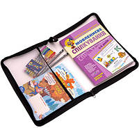 Тека А4 на змійці 333 з сіточкою прозора