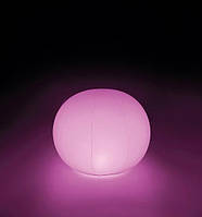Плавающый надувной шар светильник Intex 68695 подсветка бассейна