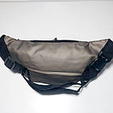 Поясна сумка бананка колір бронза, фото 2