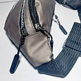 Поясна сумка бананка колір бронза, фото 5