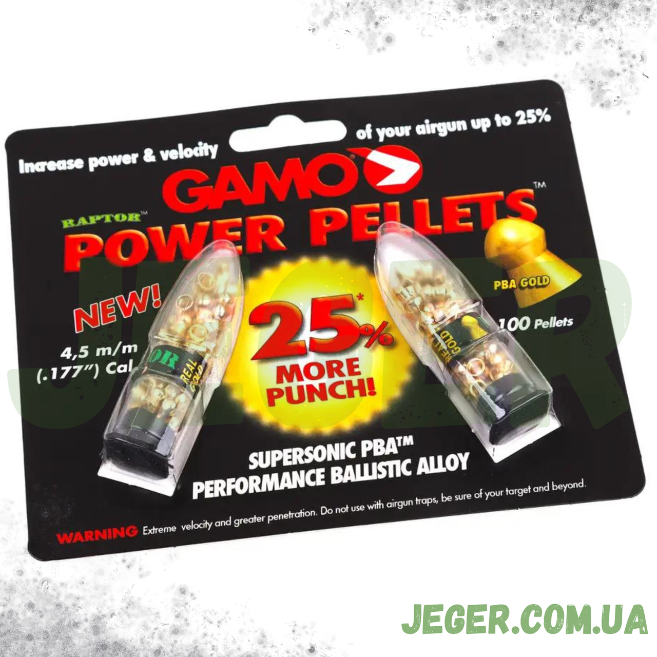 Кулі Gamo Raptor 4.5 мм, 0.35 г, 100 шт. JGR