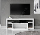 Тумба під тв від виробника 140 см Тумба під телевізор з полицями з ДСП Сучасна підлогова тумба під TV, фото 2