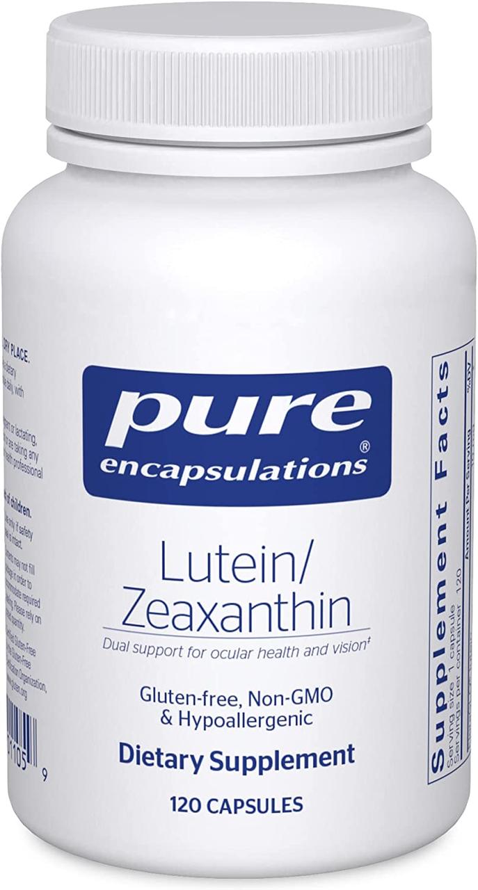 Pure Encapsulations Lutein Zeaxanthin / Лютеїн зеаксантин підтримка зорової функції 120 капсул