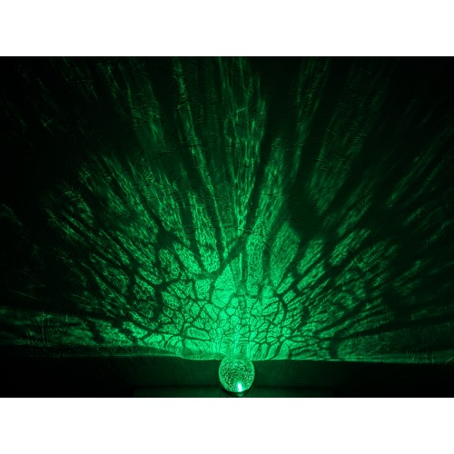 Садовый светильник на солнечной батарее Feron PL130 (PL256) RGB "паутинка" стеклянный шар - фото 7 - id-p1858320769