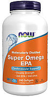 Супер Омега-3, Now Foods Super Omega EPA, 1200 мг, 240 капсул