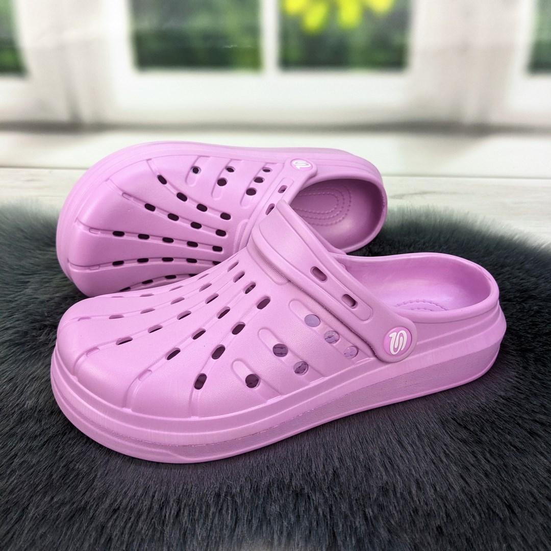 Сабо крокси жіночі м'яка піна бузкові Прогрес Україна 4042, фото 1