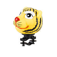 Звонок для самоката влосипеда резиновый Animals XLC Tiger Тигр (2T7038)