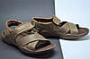 Чоловічі модні польські шкіряні сандалі коричневі Mario Boschetti 5336, фото 2