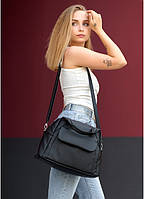 Жіноча спортивна сумка Sambag Vogue BKT чорна 90158001