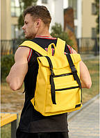 Чоловічий рюкзак ролл Sambag RollTop LTT жовтий 24238028m