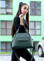 Жіноча спортивна сумка Sambag Vogue BKS зелена 90153007