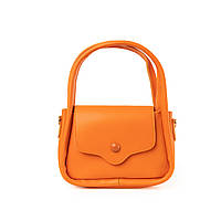 Сумка женская стильная через плечо с ручками и ремешком, сумочка клатч, Оранжевый "Gr"