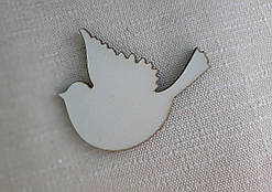 Пташка 5*6см маленька заготівка для декупажу ,творчості,декору