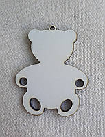 Ведмедик 6*5 маленька заготівка для декупажу, творчості, декору