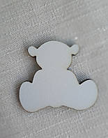 Ведмедик 6*5 маленька заготівка для декупажу, творчості, декору