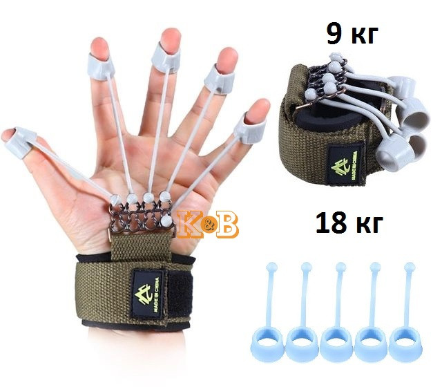 Тренажер для пальців, еспандер Hand Yoga BR-HW-301 (Посилення 9 -18 кг)