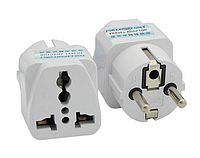 Мережевий перехідник з китайської вилки CN на європейську EU, адаптер 10А 250V