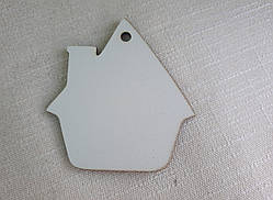 Будиночок 6*6 маленька заготівка для декупажу, творчості,декору